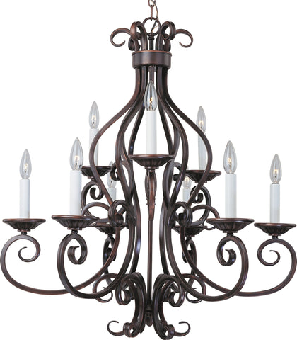 Manor 9-Light Chandelier Oil Rubbed Bronze - C157-12216OI