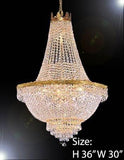 Swarovski Crystal Trimmed Chandelier Chandelier 30X36 - A500-870/14Sw