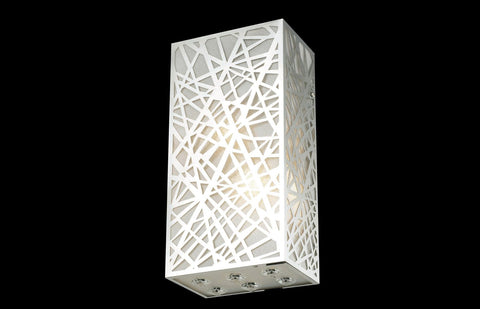 C121-2078W6C/RC - Regency Lighting: Prism 2 light Chrome Wall Sconce Clear Royal Cut Crystal