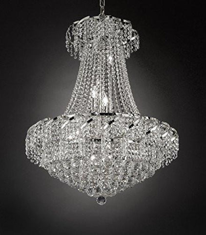 French Empire Empress Crystal(Tm) Chandelier Lighting H 32" W 26" - Cjd-Cs/2173/26