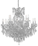 Set of 2-1 Chandelier Crystal Lighting Chandeliers - Great for The Dining Room, Foyer, Living Room! H30 X W28 and 1 Chandelier Crystal Lighting Empress Crystal (TM) H38" W37" - CS/21532/12+1 + CS/1/21510/15+1 A500-