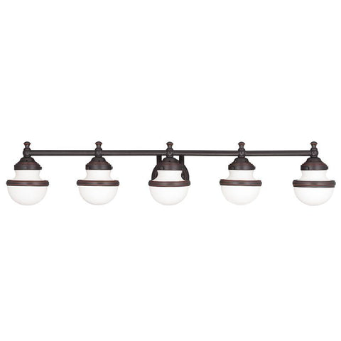 Livex Oldwick 5 Light Olde Bronze Bath Light - C185-5715-67
