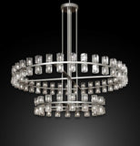 Archanne Round 2-Tier Chandelier Lighting 60" Great For The Family Room, Living Room, Entryway, Foyer, And More - A500-CS/4511/108