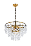 ZC121-1713D20LAB - Urban Classic: Eden 6 light in Light Antique Brass Pendant