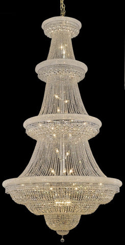 ZC121-1803G54C/EC By Regency Lighting Primo Collection 48 Light Chandeliers Chrome Finish