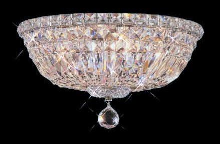 ZC121-V2528F14G By REGENCY - Tranquil Collection 24k Gold Plated Finish Flush Semi-Flush Lighting